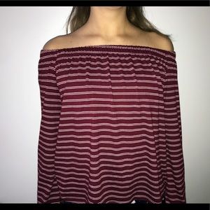 Off the shoulder shirt